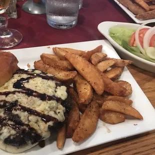 Black and Bleu Burger