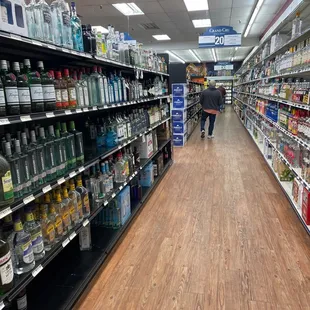 a man walking down the aisle