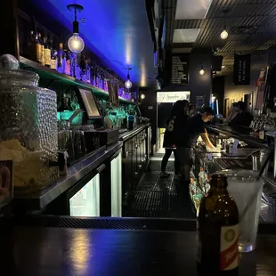 a bartender preparing a drink