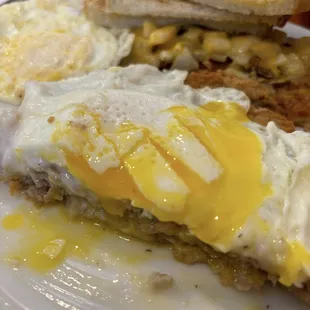 Country Fried Steak and Eggs