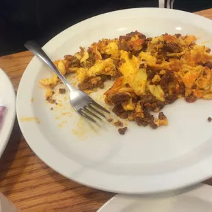 Chorizo and Egg and Avocado Burger