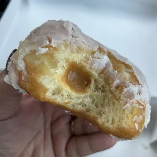 Mango filled doughnut