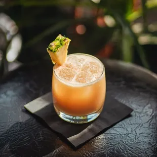 Painkiller (rum, orange, pineapple, coconut)