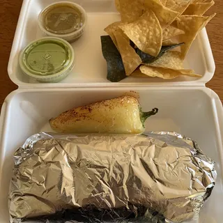 Fried Fish Burrito