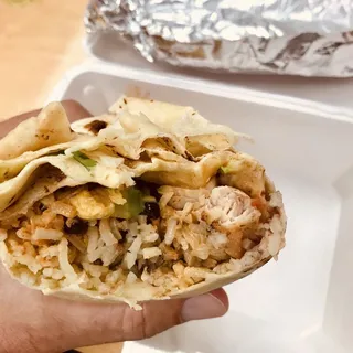 Grill Mahi Mahi Burrito