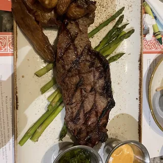 Steak and Garlic-Parmesan Fingerlings*