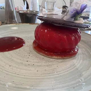 Strawberry-Lychee Mousse