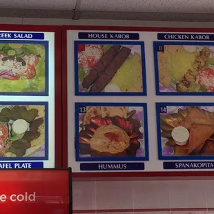 sushi and sashimi, menu