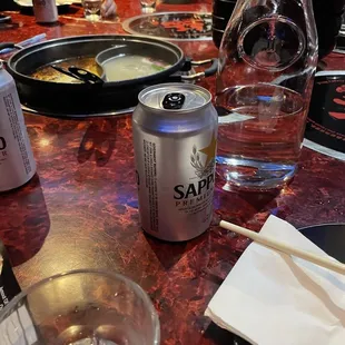Beer and sake