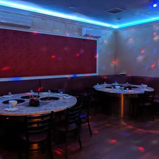 Karaoke Rooms with TV and Lights