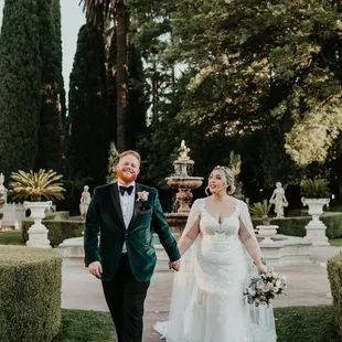 The outdoor ceremony space was a dream.