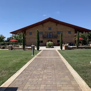 Walking into tasting room