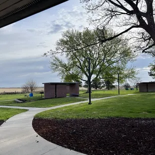 Outside