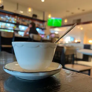 A little Americano postmeal.