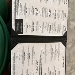 Food menu