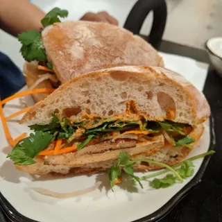 Smoked Tofu Banh Mi Sandwich