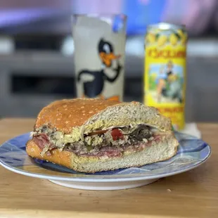 Godfather sandwich and A'Siciliana Limonata