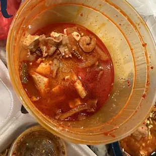 Seafood soup