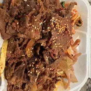 Spicy bulgogi