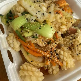 Squid stir-fry
