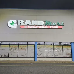 Outside Grand Mart