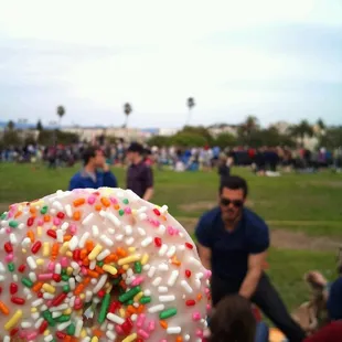 Great old fashioned and cake donuts w/sprinkles  :)