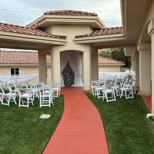 Exterior/ outdoor wedding area
