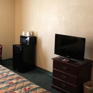 Microwave and Mini-refrigerator