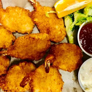 Fried prawns