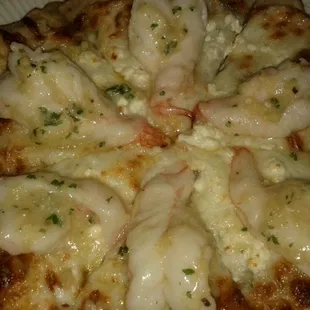 Shrimp Scampi Pizza