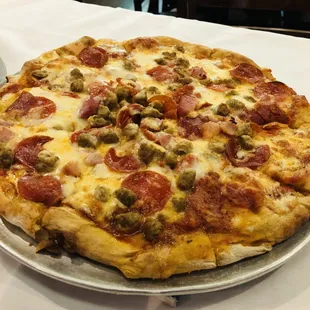 Sausage Pepperoni Pizza