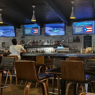 Inside bar area