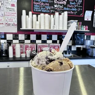 Menu and my cookies &amp; cream/ coffee break