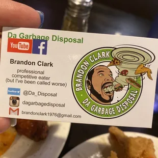 Met a competitive eater here!
