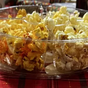 Sampler: cheddar bacon (stale), kettle (stale), cheddar/caramel and salt/vinegar (stale)