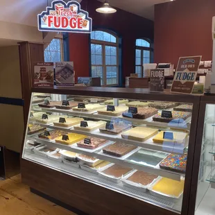 We now feature handmade fudge!
