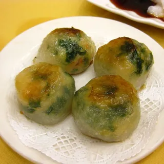 Pan Fried Shrimp and Chives Dumplings Dim Sum