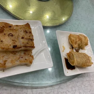 Pan Fried Turnip Cake Dim Sum