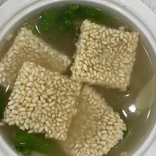 41. Sizzling Seafood Rice Soup