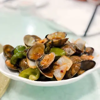 Clams with Black Been Sauce Dim Sum
