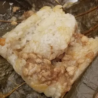 Steamed Wrapped Sticky Rice in Lotus Leafs Dim Sum