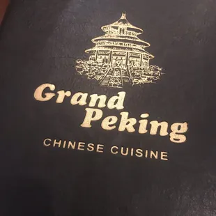 the logo on the menu