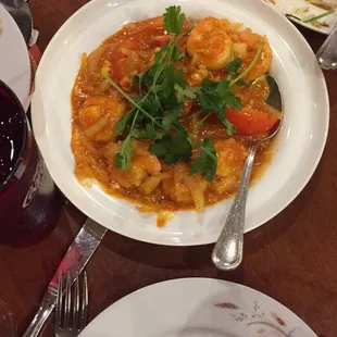 New Malaysian menu items - Chili shrimp