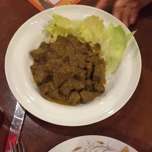 New Malaysian menu items - Beef rendang. Probably the best one I&apos;ve ever tried!