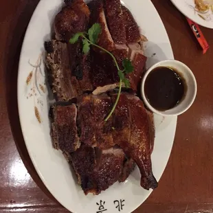 New Malaysian menu items - roasted duck. Tasted amazing with the perfect crispy skin. (Must order a few days in advance)