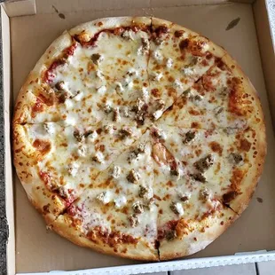 $8.95 16&quot; one topping pickup special. Italian Sausage.