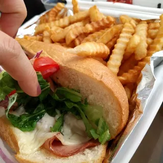 Hot Ham & Cheese Sandwich
