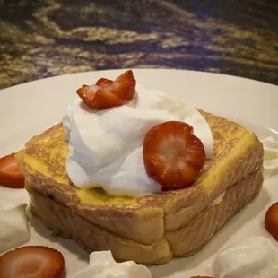 Stuffed Strawberry French Toast