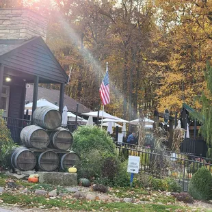 Front of winery