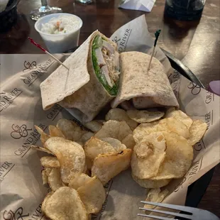 Chicken Caesar wrap